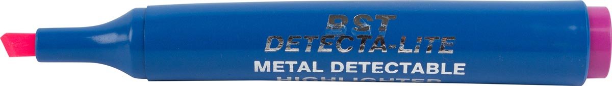 BST detecteerbare markeerstift voor voedingsindustrie roze - pak van 10 stuks - OfficeTown