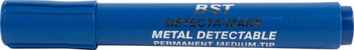 BST detecteerbare permanente marker voedingsindustrie blauw doos van 10 stuks - OfficeTown