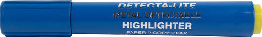 BST metaaldetecteerbare markeerstift voor voedingsindustrie geel pack van 10 stuks - OfficeTown
