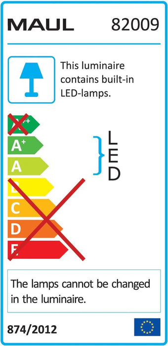 Bureaulamp LED met stroomvoorziening op voet, zilver - OfficeTown