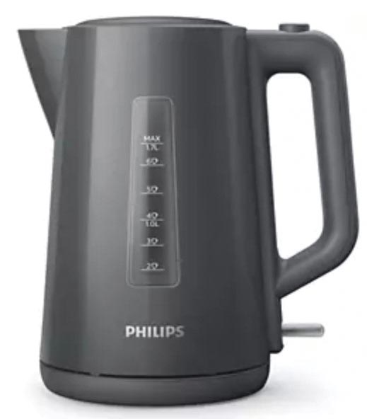 Philips Series 3000 waterkoker, 1,7 liter, grijs 4 stuks, OfficeTown