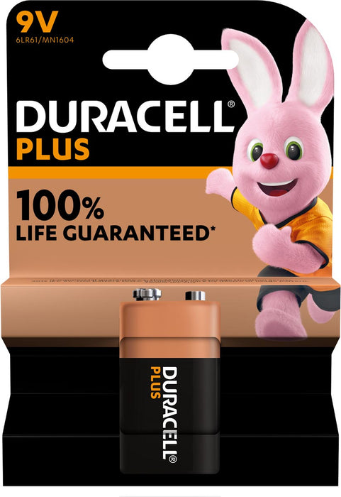Duracell Plus Batterij 100% 9V