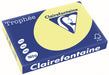 Clairefontaine Trophée Pastel, gekleurd papier, A3, 160 g, 250 vel, citroengeel 4 stuks, OfficeTown