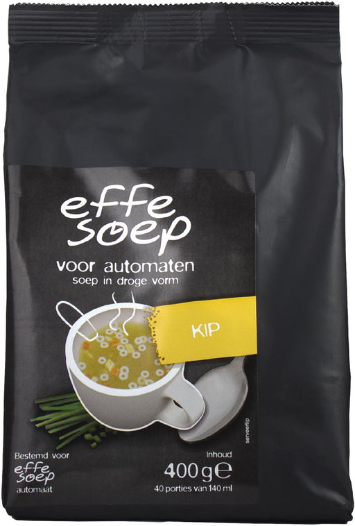 Effe Soep vending, kip, 140 ml, zak van 40 porties 4 stuks, OfficeTown