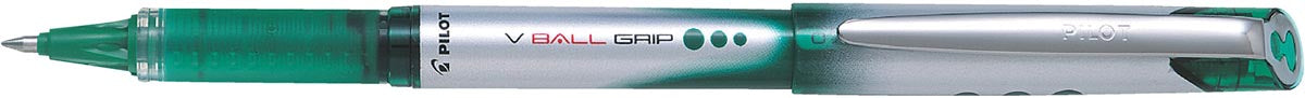 Roller met V-BALL Grip, medium punt 0,7 mm, groen 12 stuks