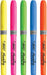 Bic markeerstift Highlighter Grip, blister van 5 stuks in geassorteerde kleuren 20 stuks, OfficeTown
