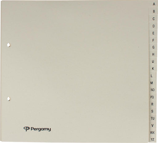 Pergamy tabbladen ft 21 x 23 cm, 2-gaatsperforatie, gems, A-Z met 20 tabs 15 stuks, OfficeTown