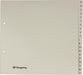 Pergamy tabbladen ft 21 x 23 cm, 2-gaatsperforatie, gems, A-Z met 20 tabs 15 stuks, OfficeTown