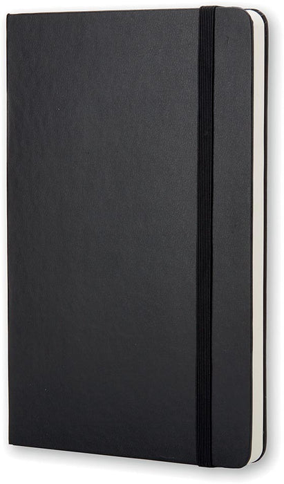 Moleskine notitieboek, ft 13 x 21 cm, effen, harde cover, 240 bladzijden, zwart