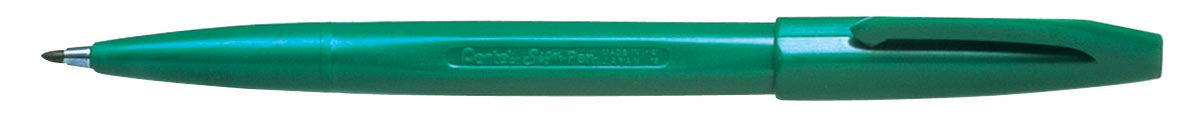 Pentel Sign Pen S520 met groene acrylpunt