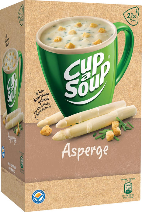 Cup-a-Soup asperge met kaas croutons, pak van 21 zakjes 4 stuks, OfficeTown