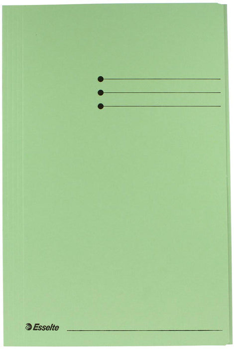 Esselte groene dossiermap, ft folio 50 stuks