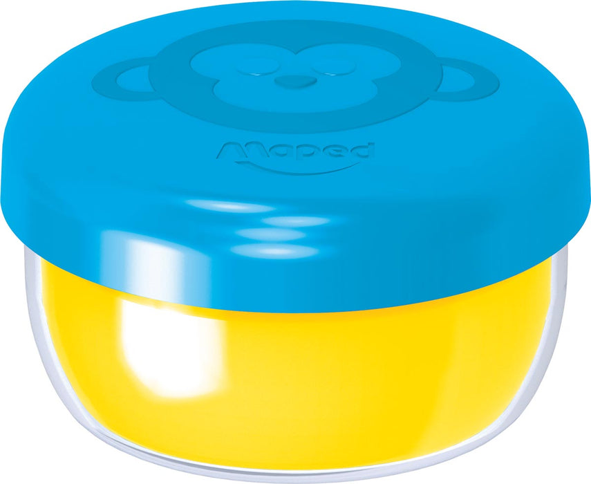 Maped vingerverf Color'Peps Early Age, doos van 4 potjes van 80 ml in geassorteerde kleuren 10 stuks, OfficeTown