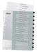 Leitz WOW printbare index, 20 tabs, zwart-wit 6 stuks, OfficeTown