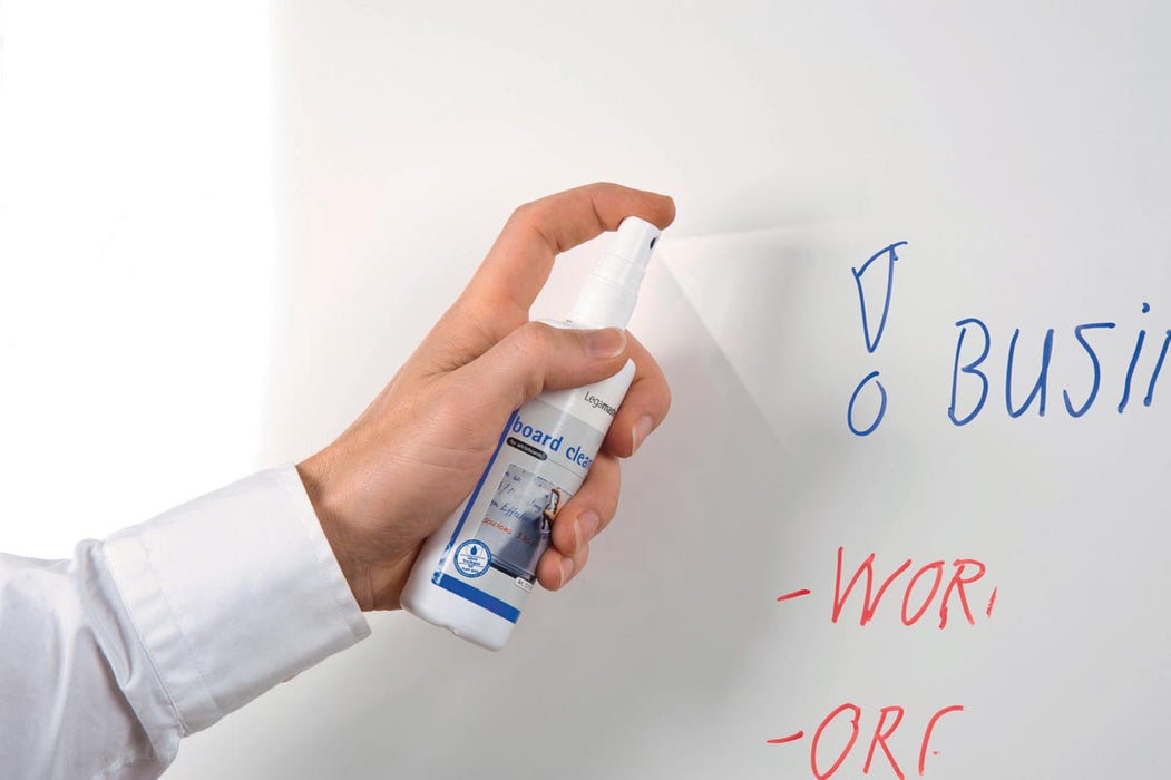 Reinigingsspray voor whiteboards, planborden en glasborden, 125 ml flesje