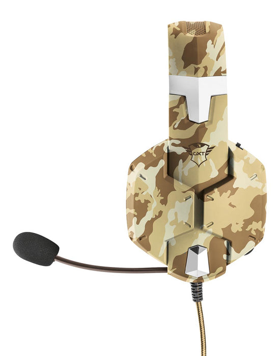 Trust GXT 322D Carus Gaming Headset, woestijn camo