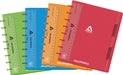 Adoc Colorlines schrift, ft A5, 144 bladzijden, geruit 5 mm, geassorteerde kleuren 10 stuks, OfficeTown