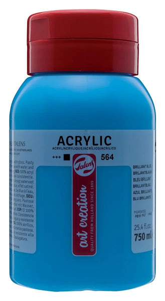 Talens Art Creation acrylverf 750 ml, stralend blauw