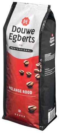 Douwe Egberts Koffie Melange Rood, Standaard, 1 kg pak