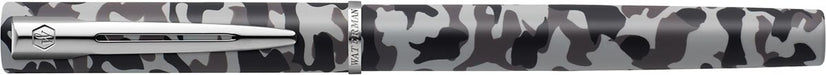 Waterman vulpen Allure camouflage fijne punt, inclusief 6 inktpatronen, op blister 6 stuks, OfficeTown