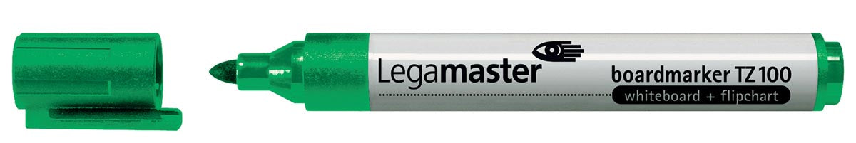 Legamaster whiteboardmarker TZ 100 groen 10 stuks, OfficeTown