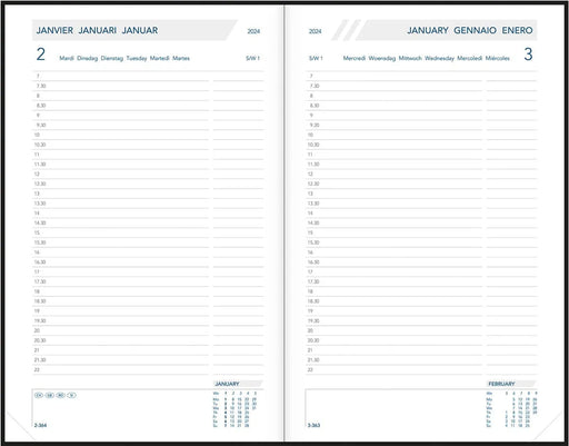 Aurora Folio FA211 Balacron, zwart, 2025 4 stuks, OfficeTown