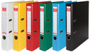 Pergamy ordner, voor ft A4, volledig uit PP, rug van 5 cm, geassorteerde kleuren 10 stuks, OfficeTown