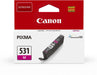 Canon inktcartridge CLI - 531, 515 pagina's, OEM 6120C001, magenta - OfficeTown