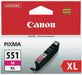 Canon inktcartridge CLI - 551M - XL, 680 pagina's, OEM 6445B001, magenta - OfficeTown