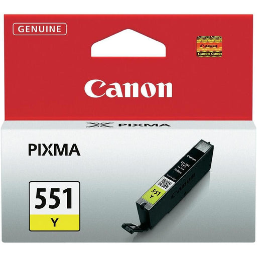 Canon inktcartridge CLI - 551Y, 344 pagina's, OEM 6511B001, geel - OfficeTown