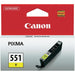 Canon inktcartridge CLI - 551Y, 344 pagina's, OEM 6511B001, geel - OfficeTown