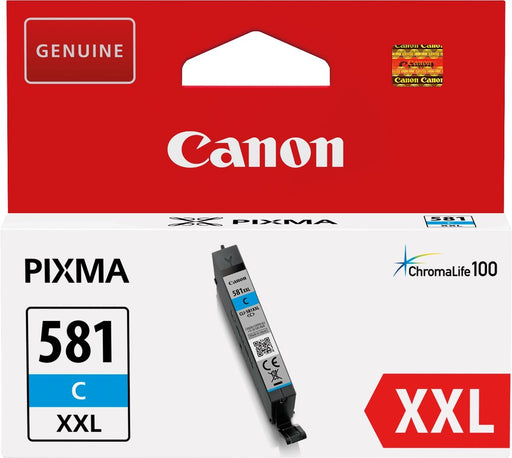 Canon inktcartridge CLI - 581C XXL, 282 foto's, OEM 1995C001, cyaan - OfficeTown