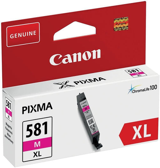 Canon inktcartridge CLI - 581M XL, 466 pagina's, OEM 2050C001, magenta - OfficeTown