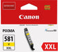 Canon inktcartridge CLI - 581Y XXL, 322 foto's, OEM 1997C001, geel - OfficeTown