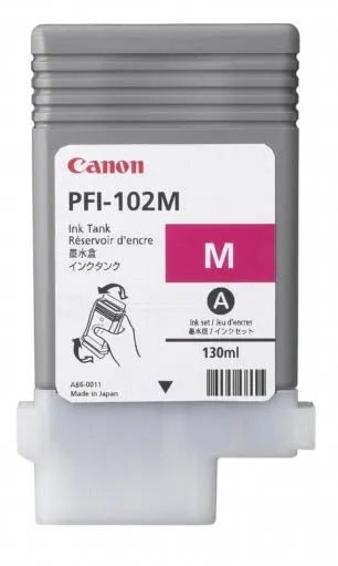 Canon inktcartridge PFI - 102M, 130 ml, OEM 0897B001, magenta - OfficeTown