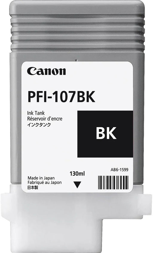 Canon inktcartridge PFI - 107, 130 ml, OEM 6705B001, zwart - OfficeTown