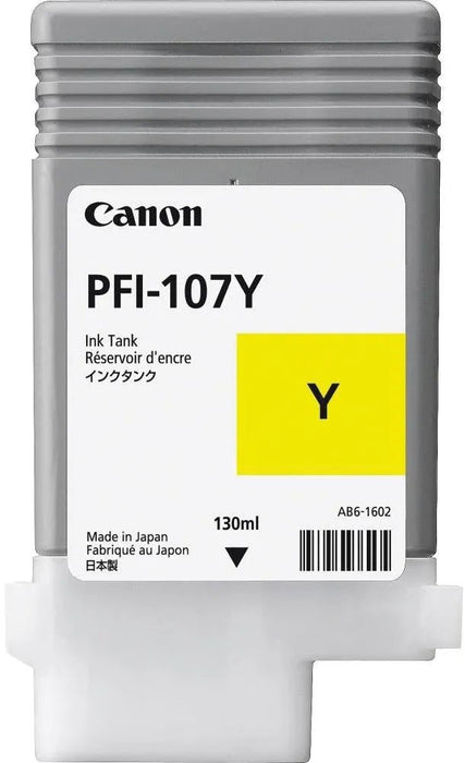 Canon inktcartridge PFI - 107, 130 ml, OEM 6708B001, geel - OfficeTown