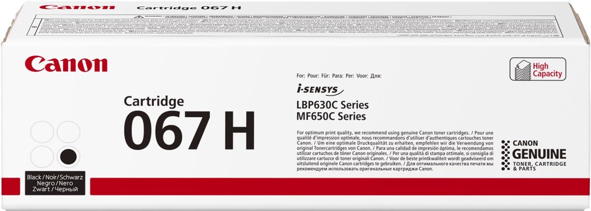 Canon toner 067H, 3.130 pagina's, OEM 5106C002, zwart - OfficeTown