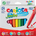 Carioca viltstiften Jumbo Superwashable 24 stuks in een kartonnen etui met ultra uitwasbare inkt - OfficeTown