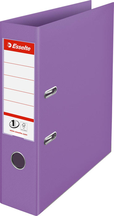 Esselte ordner Colour'Breeze No. 1 A4, uit PP, rug van 7,5 cm, lavendel 10 stuks, OfficeTown