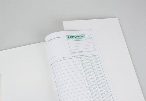 Pergamy orderboek, met opdruk Facture, zelfkopiërend, tweevoud, 2 x 50 vel, formaat 14,8 x 21 cm 10 stuks, OfficeTown