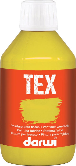 Darwi textielverf Tex, goudgeel, 250 ml