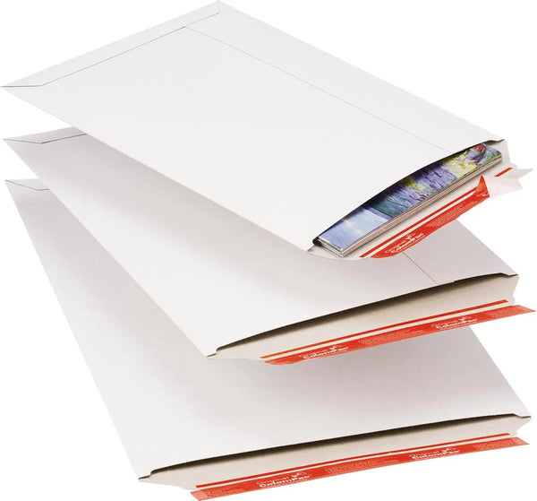 Colompac verzendzak CP012, afmeting 23,5 x 31 x 3 cm, wit 100 stuks