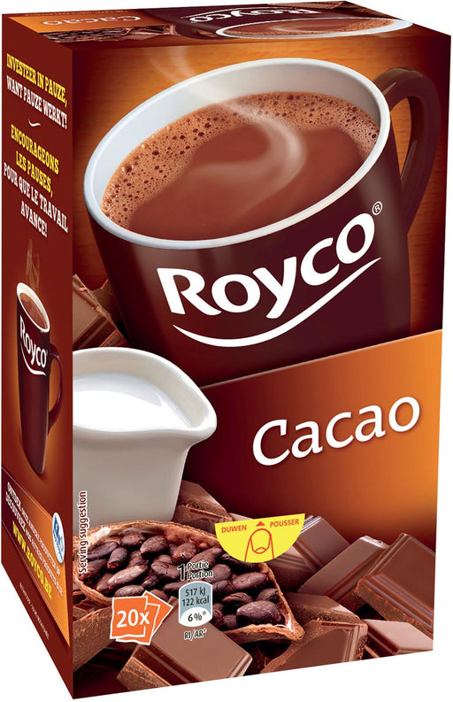 Royco cacao, pak van 20 zakjes 8 stuks, OfficeTown