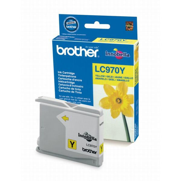 Brother inktcartridge, 300 pagina's, OEM LC-970Y, geel 5 stuks, OfficeTown