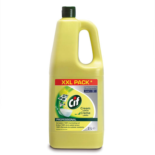 Cif schuurcrème citroen, 2 liter fles - OfficeTown