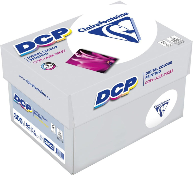 Clairefontaine DCP presentatiepapier A3, 300 g, pak van 125 vel 5 stuks - OfficeTown