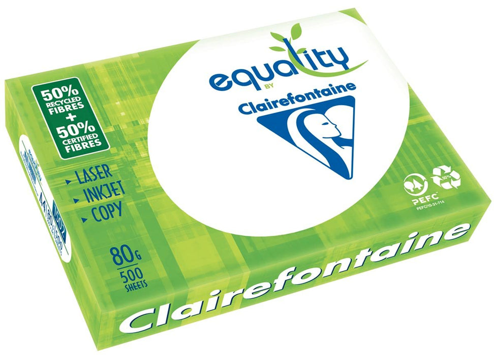 Clairefontaine Equality printpapier ft A4, 80 g, pak van 500 vel - OfficeTown