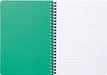 Clairefontaine FOREVER spiraalschrift, gerecycled, A5, 90g, 120 pagina's, gelinieerd, groen 5 stuks - OfficeTown