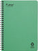 Clairefontaine FOREVER spiraalschrift, gerecycled, A5, 90g, 120 pagina's, gelinieerd, groen 5 stuks - OfficeTown